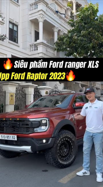 Siêu Phẩm Ford Ranger XLS Upp Ford Raptor 2023
