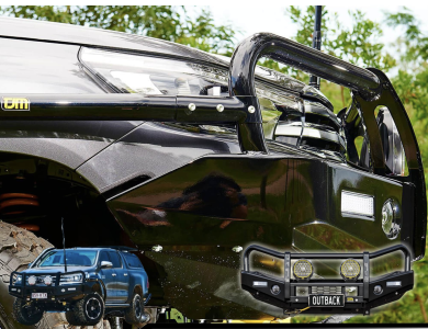 TJM OUTBACK BULL BAR CHO TOYOTA HILUX VÀ FORTUNER (2015-2018)