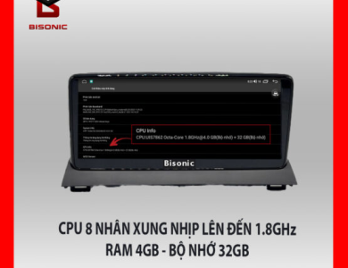 Bisonic Mazda 3(2016-2020)/1 hệ điều hành+360