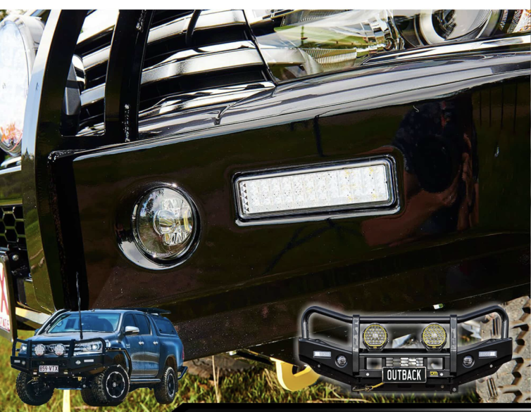 TJM OUTBACK BULL BAR CHO TOYOTA HILUX VÀ FORTUNER (2015-2018)