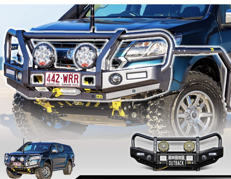 TJM OUTBACK BULL BAR T13 CHO CHEVROLET COLORADO VÀ TRAILBLAZER (2016+)