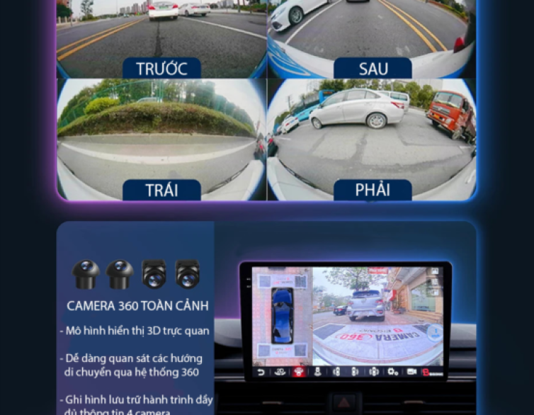 Màn hình 2K Ultraview 9,5inch-360
