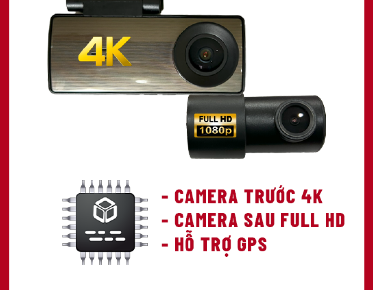 Camera hành trình D6 4K GPS