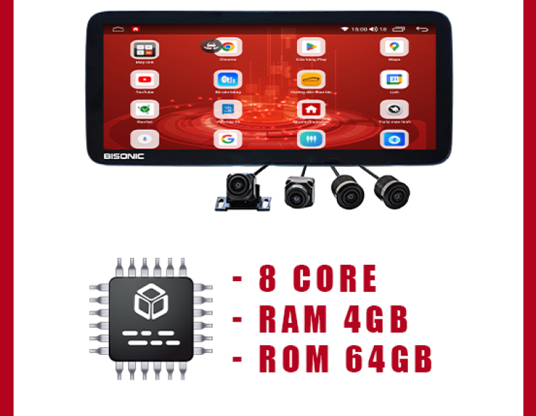 Màn hình android G9 Max 360
