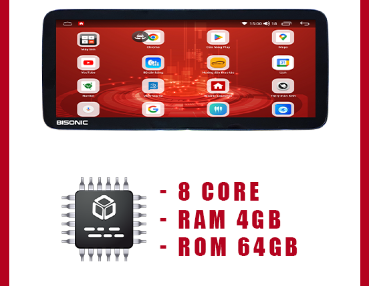 Màn hình android Bisonic G9 Max