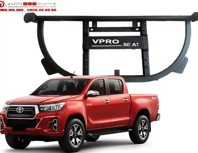 Ghế trượt điện hàng sau Hilux