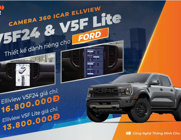 Camera 360 i car– Công nghệ quan sát toàn cảnh không điểm mù