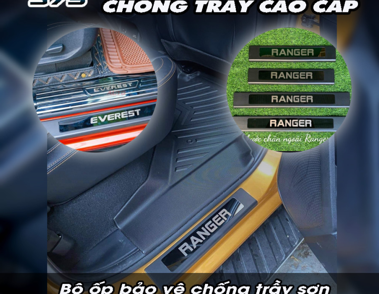 Bộ ỐP Bật Cửa Chống Trầy Cao Cấp