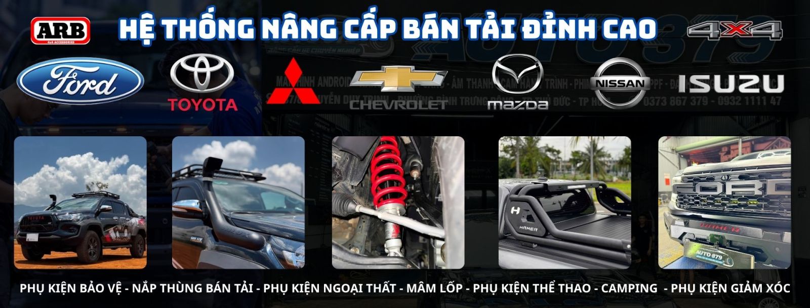 Độ Bán Tải Phổ Biến Tại AUTO 379
