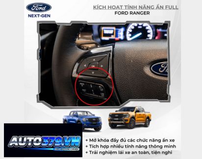 Kích hoạt tính năng ẩn cho Ford Ranger