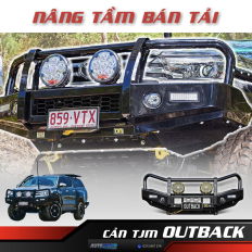 TJM OUTBACK BULL BAR CHO TOYOTA HILUX VÀ FORTUNER (2015-2018)